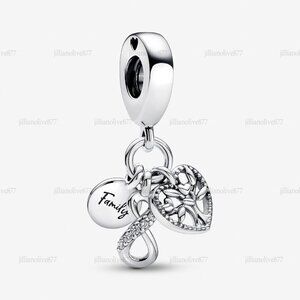 Pandora Family Infinity Triple Dangle Charm